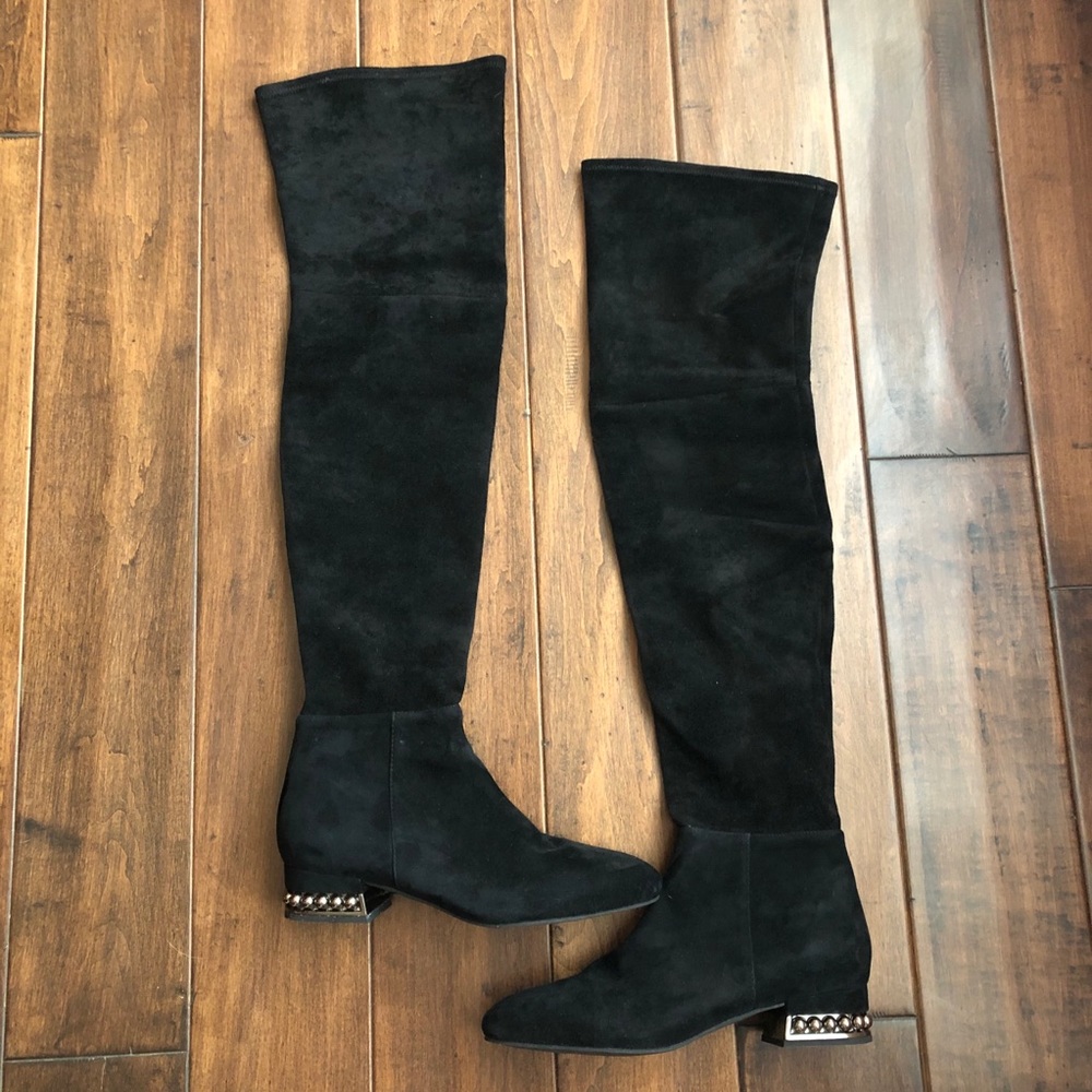 NEW GORGEOUS over the knee stretch boots STUNNING